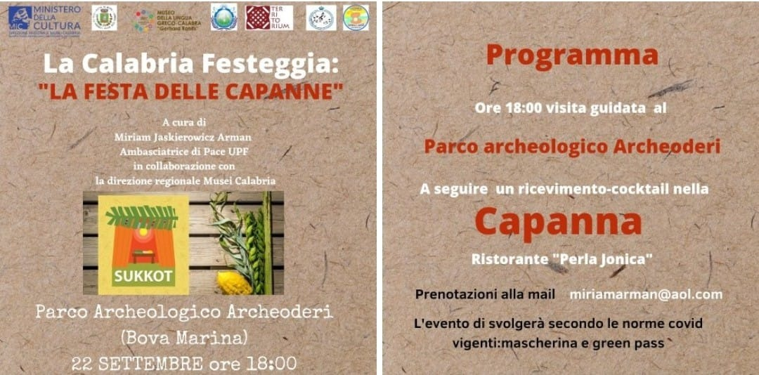 Festa delle Capanne 2021 - Visita guidata al Parco archeologico Archeoderi di Bova Marina